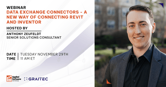 11-29-22 Data Exchange Connectors - A New Way of Connecting Revit and Inventor Landing Page